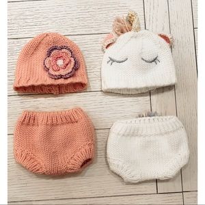 Cute Knitted Hat & Pants 🦄